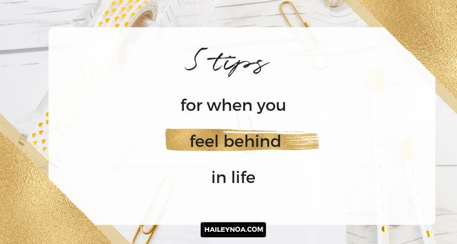 5 tips for when you feel begin in life